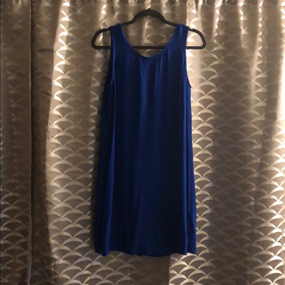 Madewell Buttonback Sundress in Blue